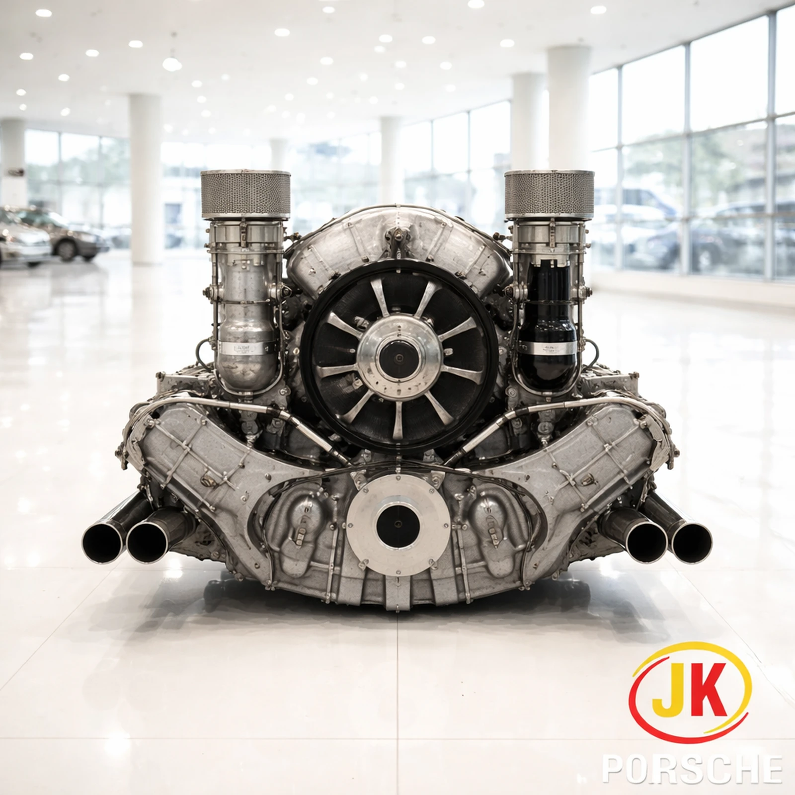 Motores Porsche: o Motor 550 / 550 RS Spyder Type 547 (quatro comandos) 1500 engenharia de competição