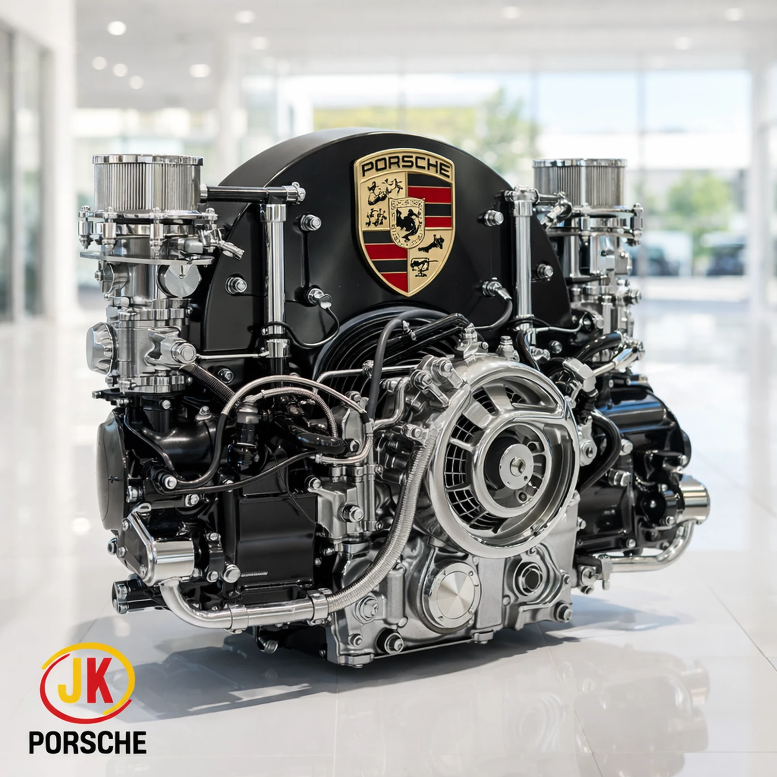 Motor-Porsche-356-A-Carrera-1500-GSGT-Type-5471-quatro-comandos-com-112-cv-fim-de-1955