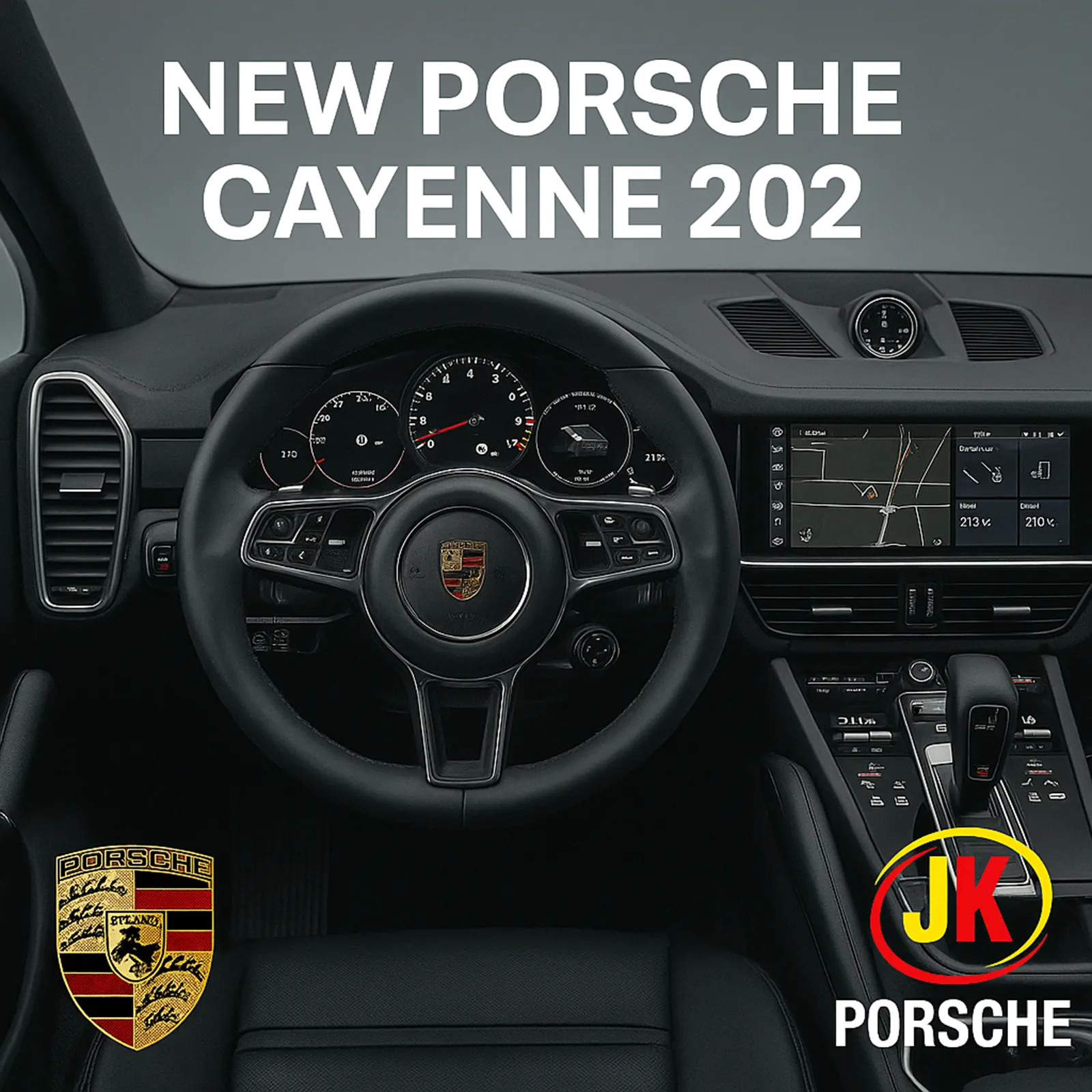 Painel e cockpit digital do New Porsche Cayenne 2023