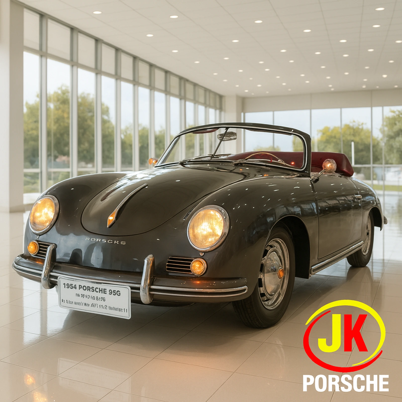 Matéria técnica completa sobre o Porsche 356 Cabriolet 1300 1954 com motor Type 506/1 (1.3 Normal) 44,6 cv: engenharia, chassi e carroceria, desempenho, checklist de originalidade, preço e mercado de coleção do Porsche antigo.