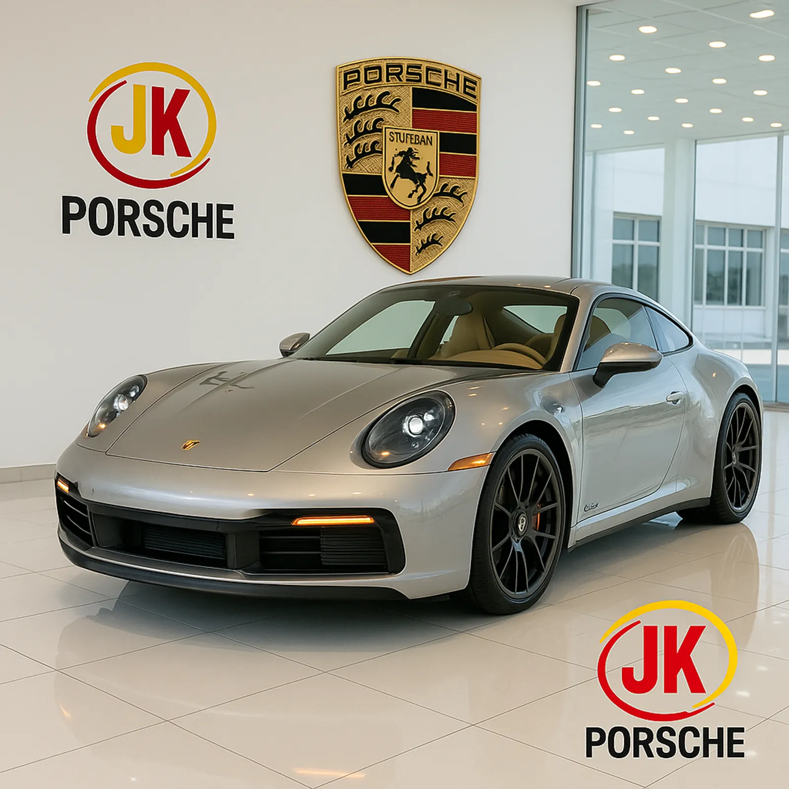 Porsche 911 Carrera 4 GTS 3.0 2024 em vista diagonal dianteira