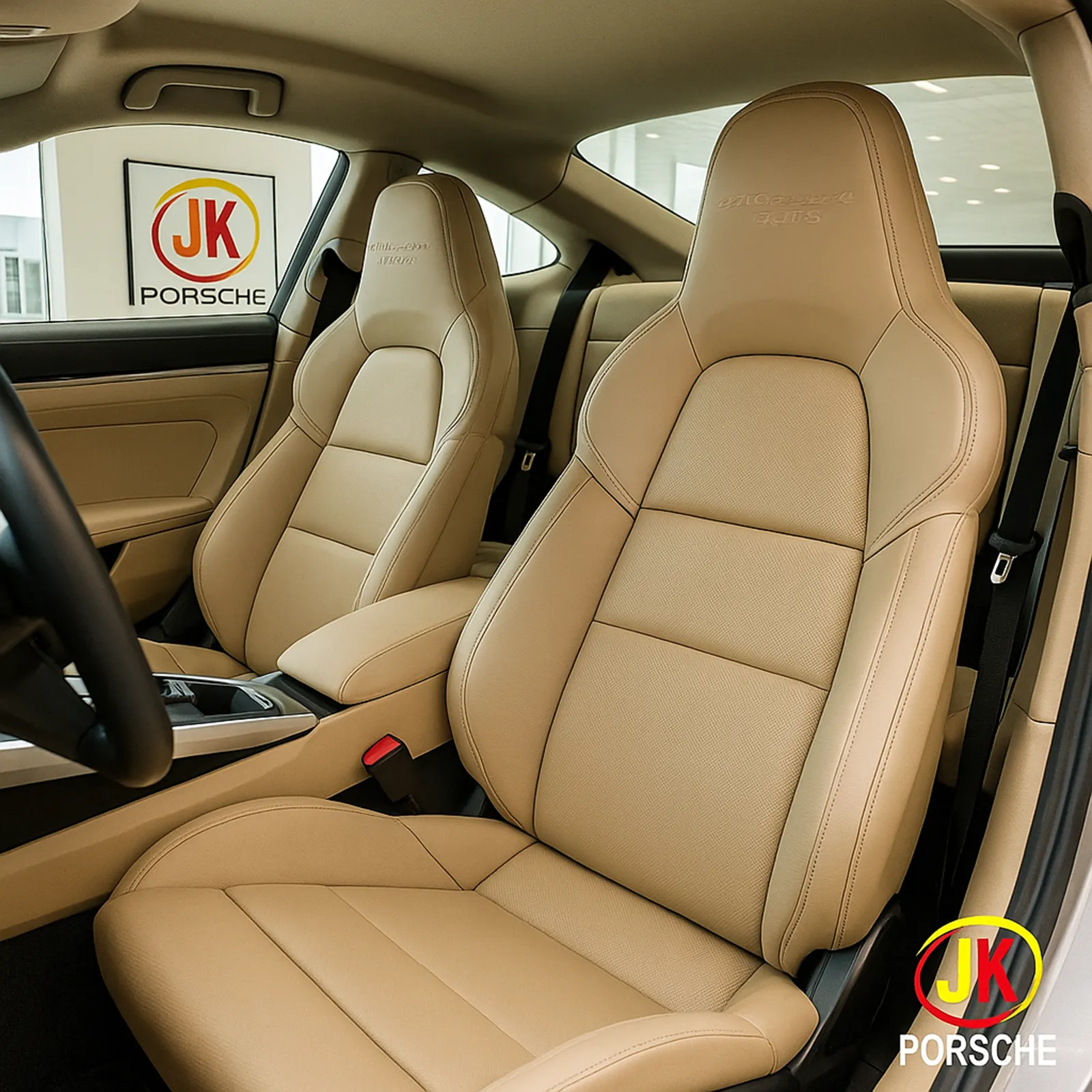 Detalhe de logotipo e spoiler do Porsche 911 Carrera 4 GTS 3.0 2024