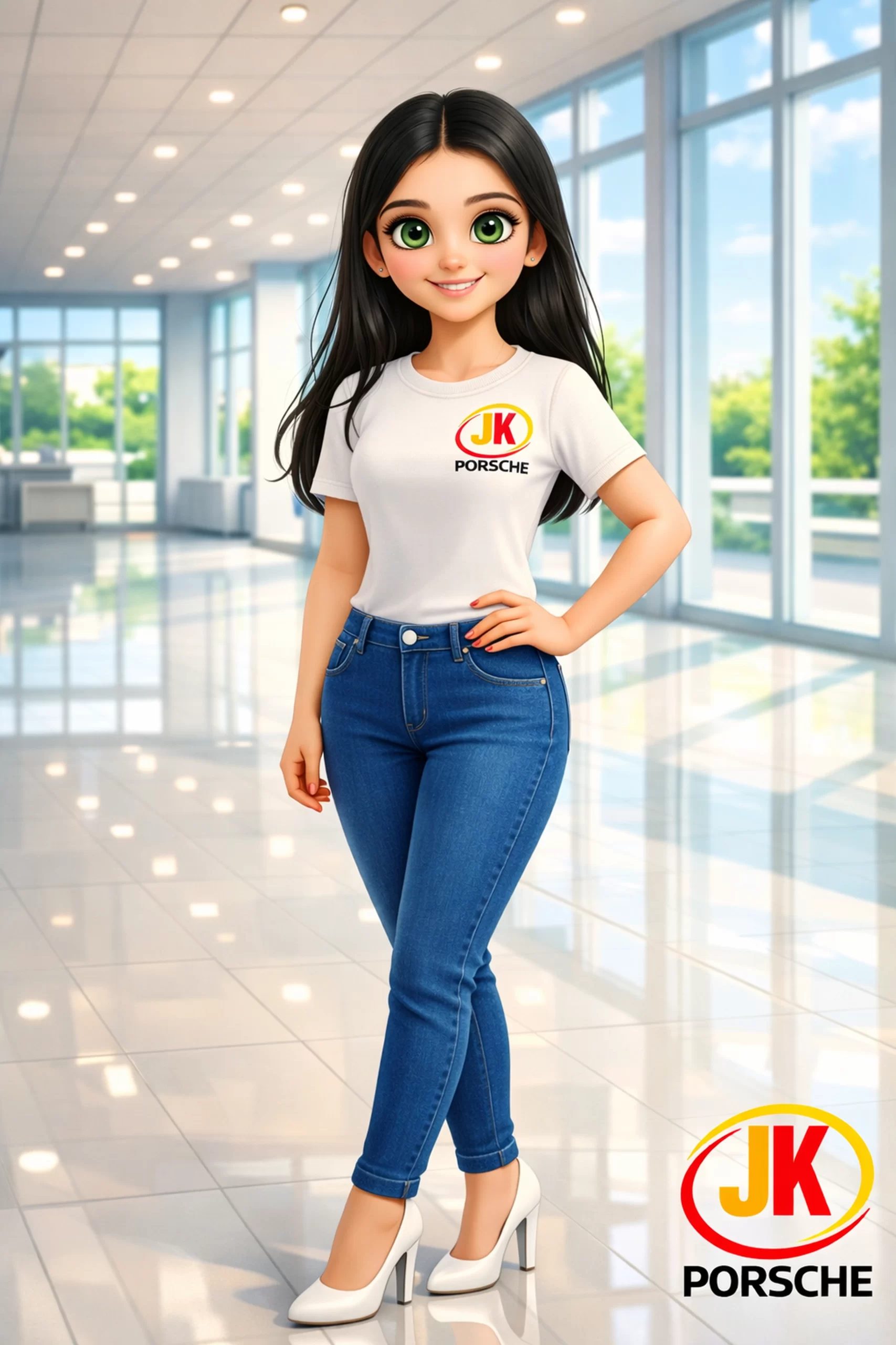 Wallpaper anime Natália Svetlana JK Porsche