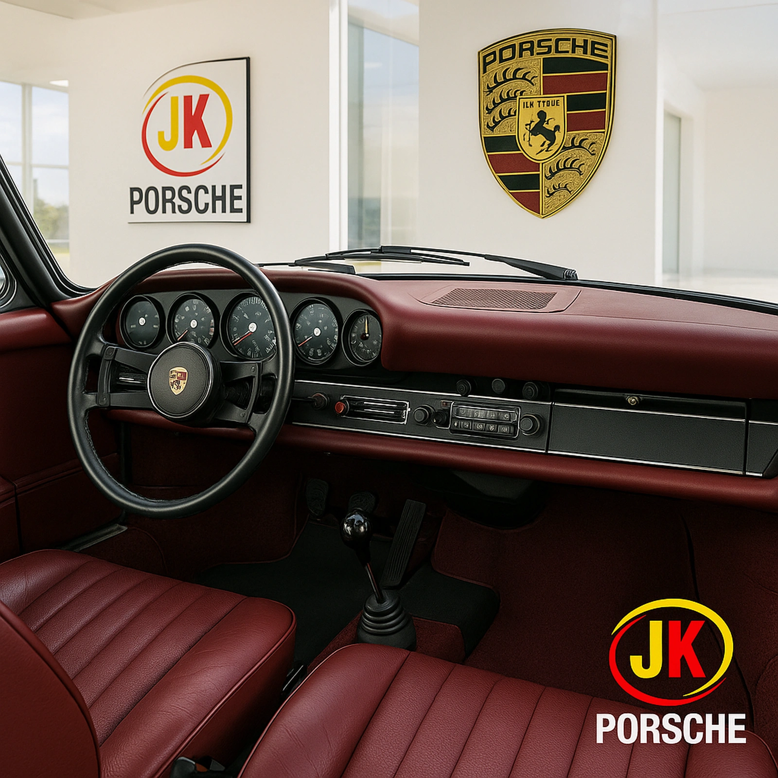 Detalhe de suspensão e rodas Fuchs do 911 S 2.2 1970