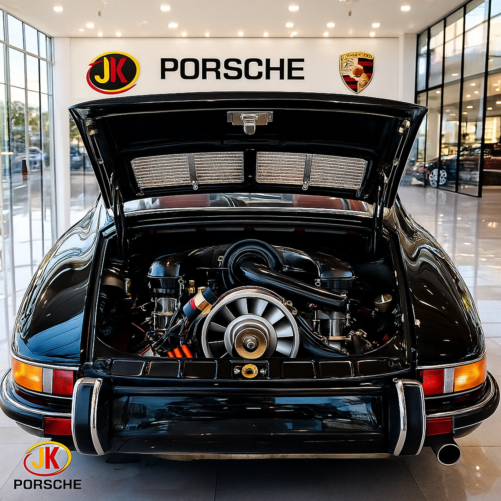 Porsche 911 S 2.2 1970 em ambiente de coleção