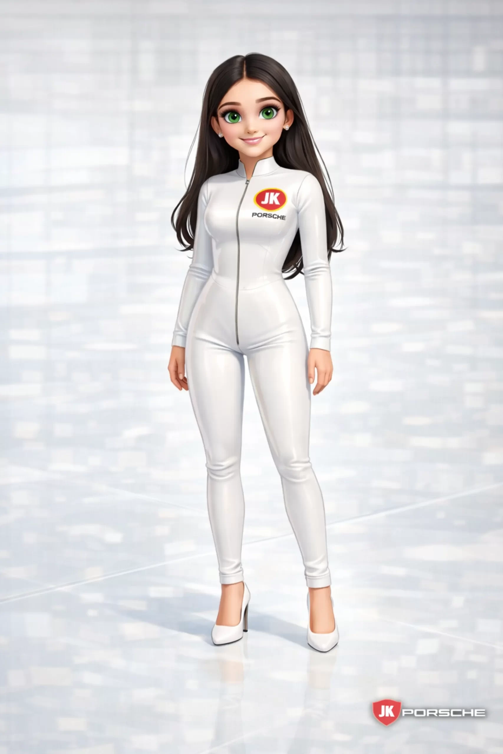 Wallpaper 05 — Anime Porsche 911 Carrera 3.0 2026 e Natália Svetlana