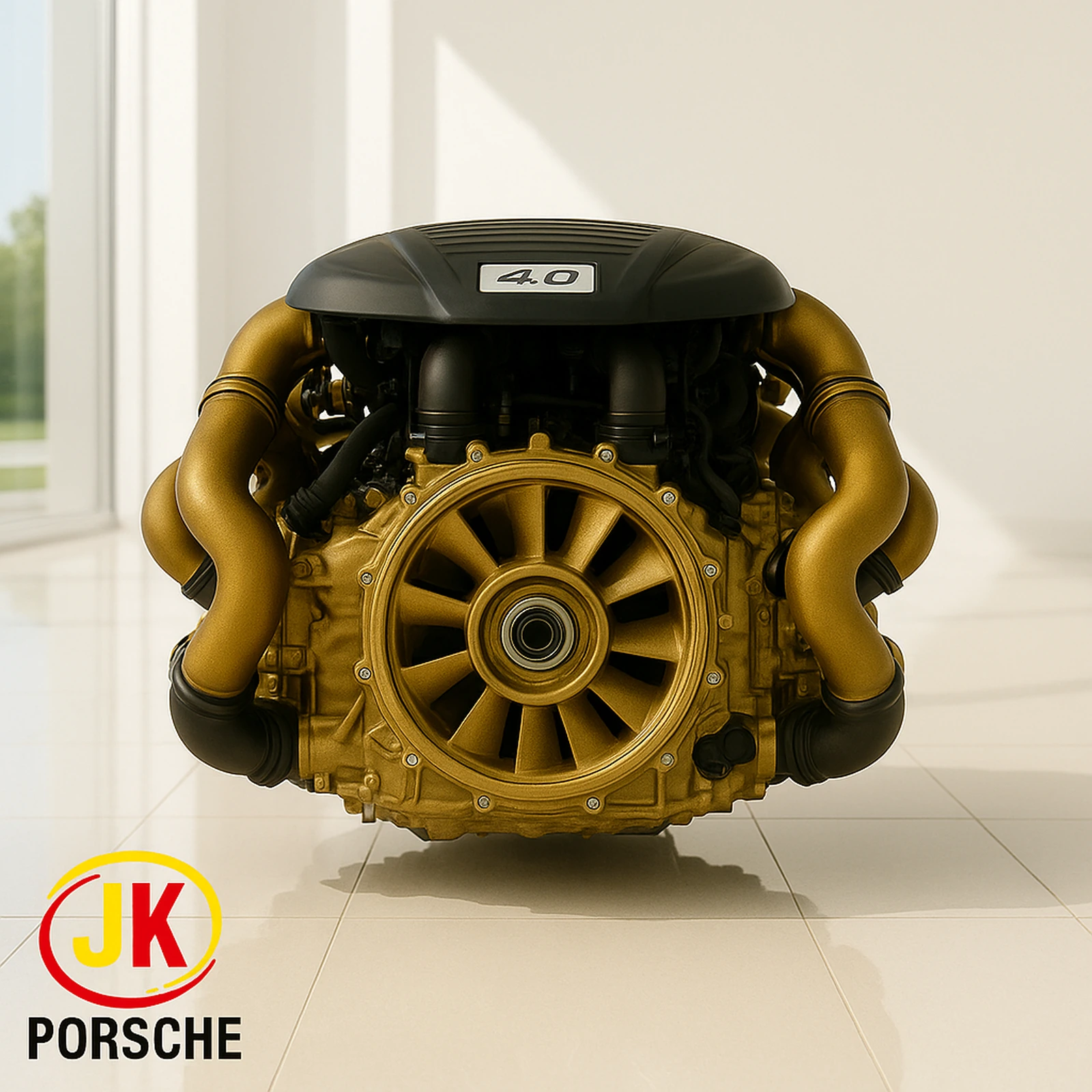 Detalhes internos motor Porsche GT3 2026