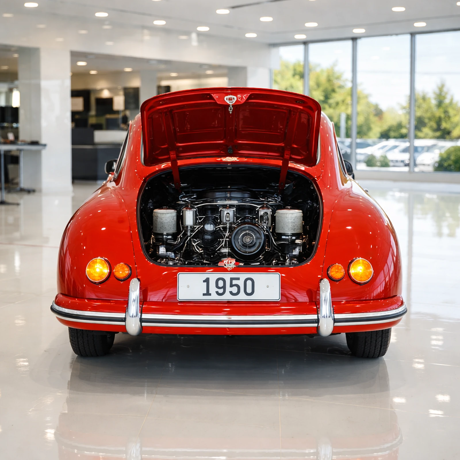 Ficha Técnica Porsche 356 Gmünd Coupé 40 cv ano 1950 produzido na cidade de Gmünd Áustria