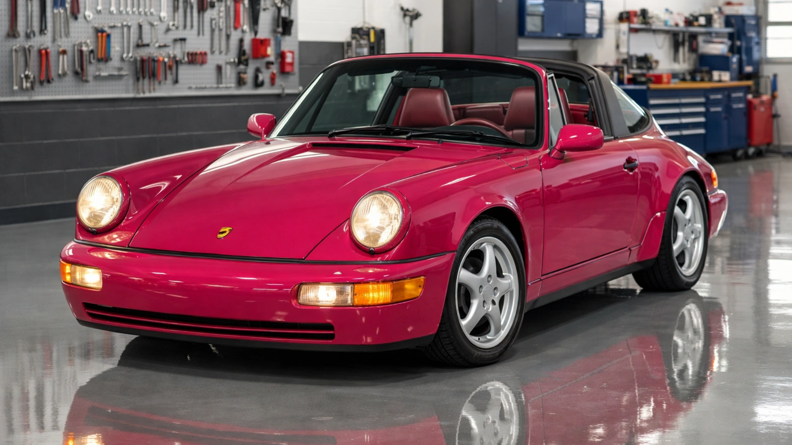 Porsche 911 Carrera 2 Targa 1992 CID 964.331 engenharia do Targa clássico Guia do Colecionador