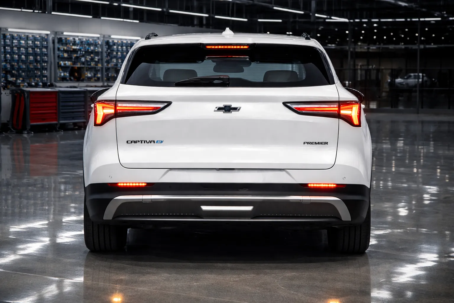 Chevrolet Captiva EV Premier PCD 2026 detalhe externo