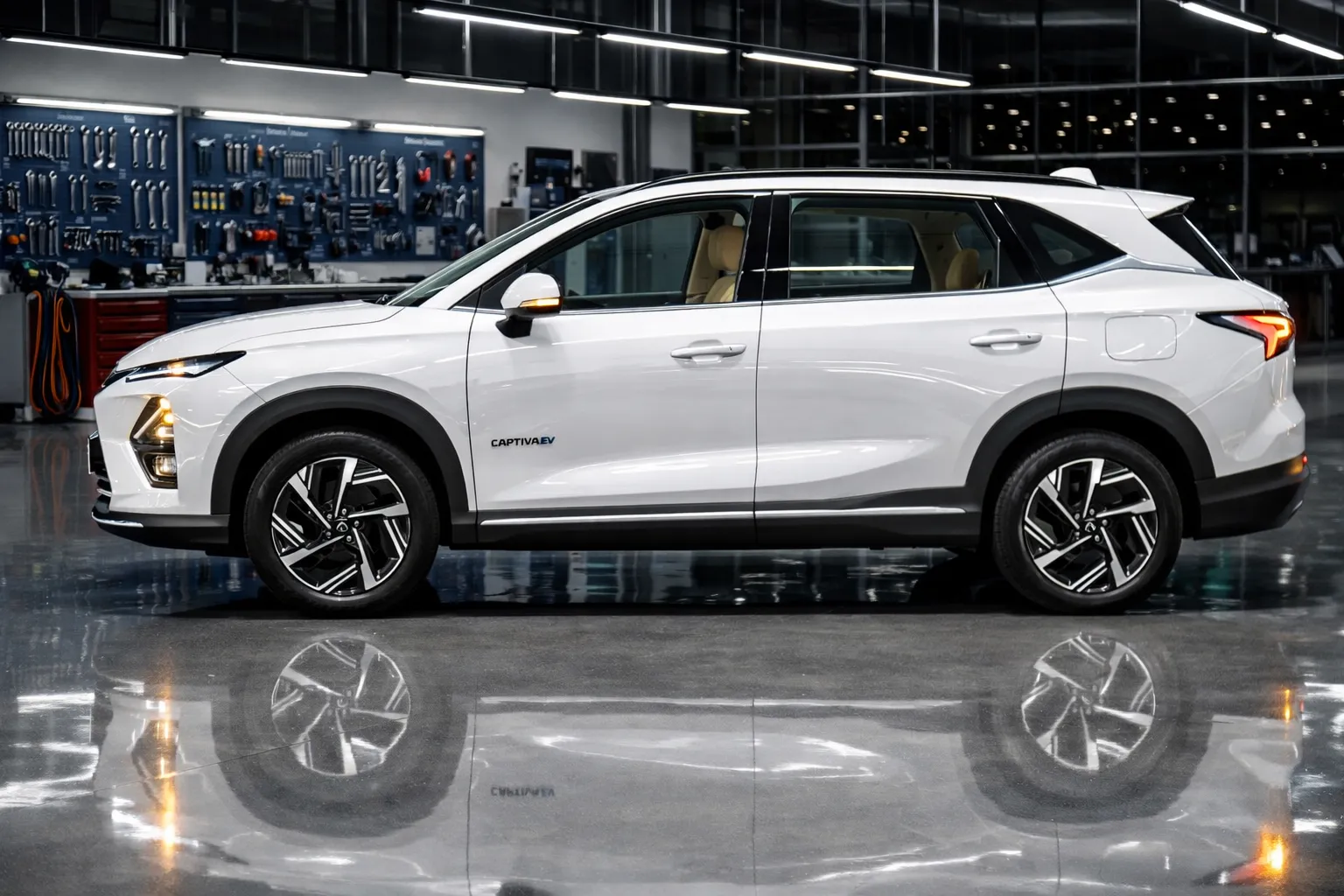 Chevrolet Captiva EV Premier PCD 2026 bancos