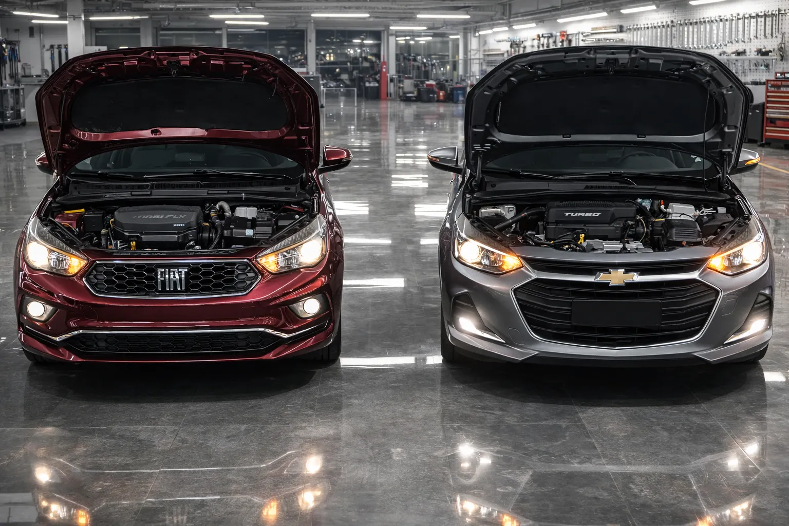 Fiat Argo 1.3 AT 2026 PCD vs Chevrolet Onix 1.0 Turbo AT PCD: comparativo técnico, consumo, espaço, acessibilidade e custo real