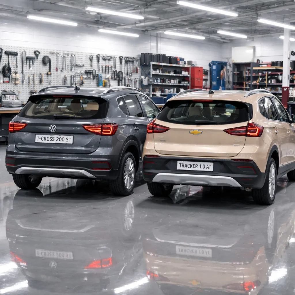 Análise de preço e custo de compra PCD entre T-Cross Sense e Tracker