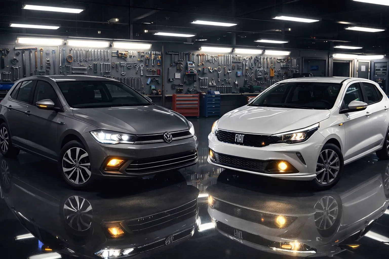 Duelo de hatch PCD 2026 VW Polo Sense e Fiat Argo Drive