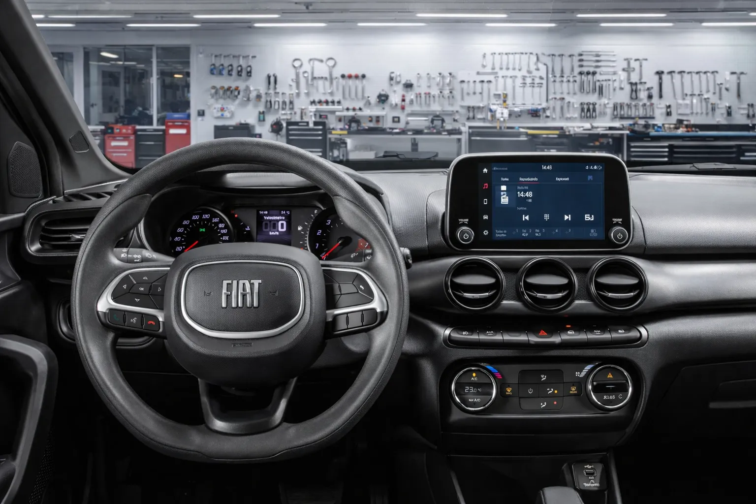 Acesso aos bancos dianteiros do Fiat Argo 2026 PCD