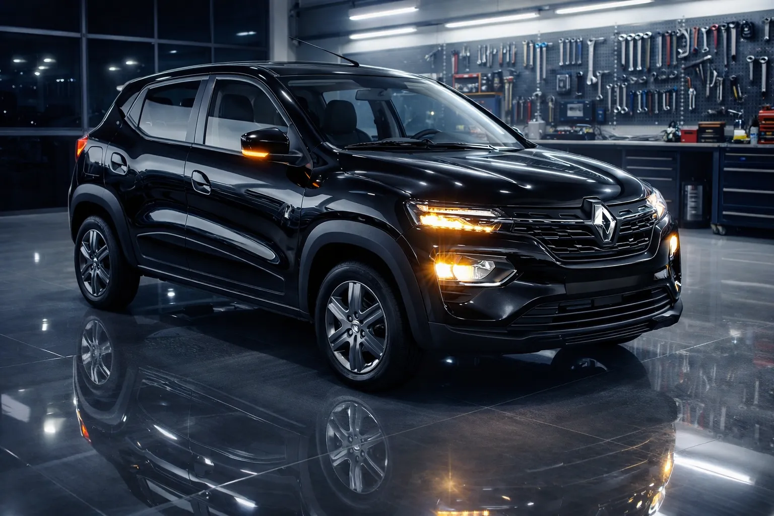 Foto Renault Kwid no comparativo PCD Renault Kwid Zen 2026 vs Fiat Mobi Like 2026