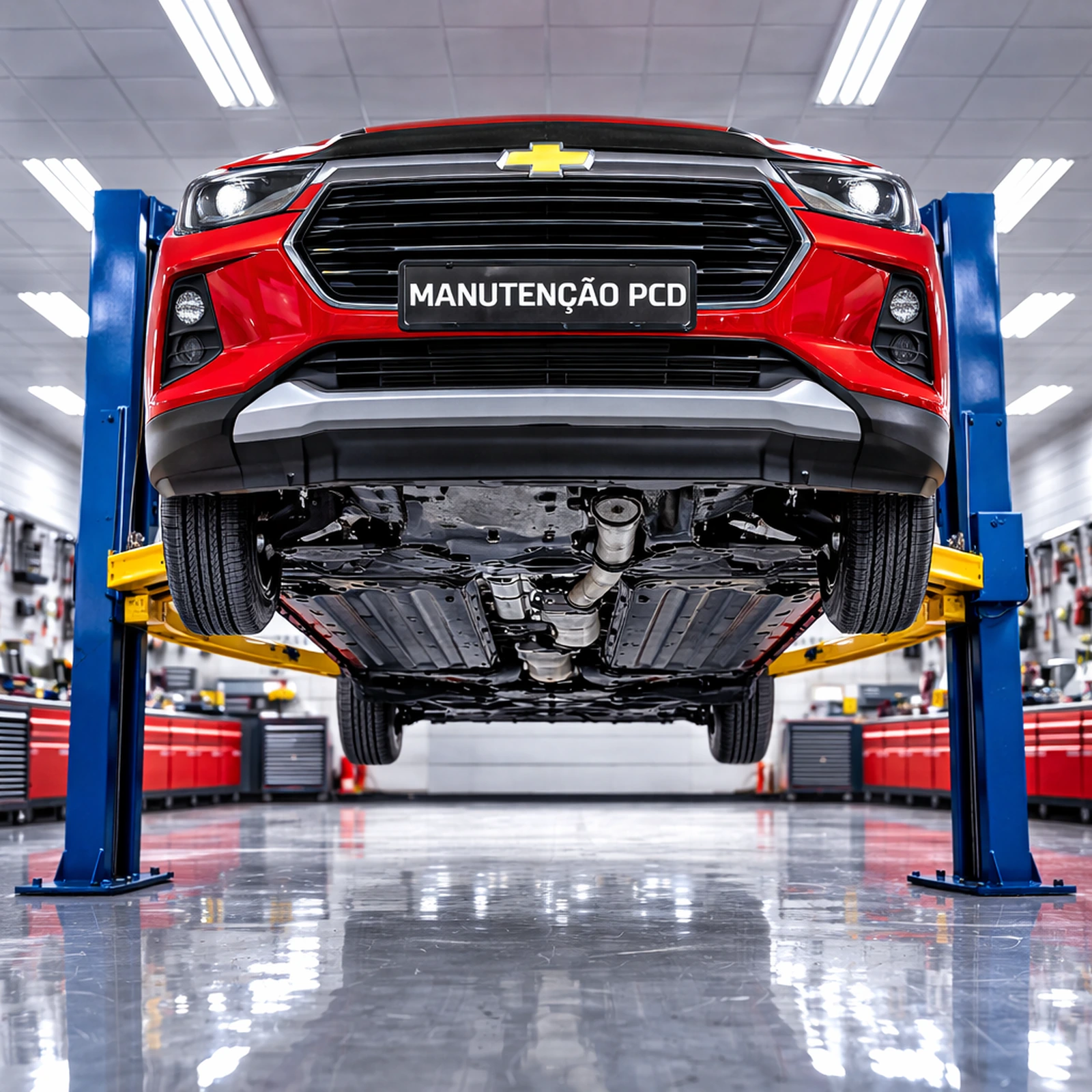 Conferência de garantia e histórico de manutenção em veículo PCD