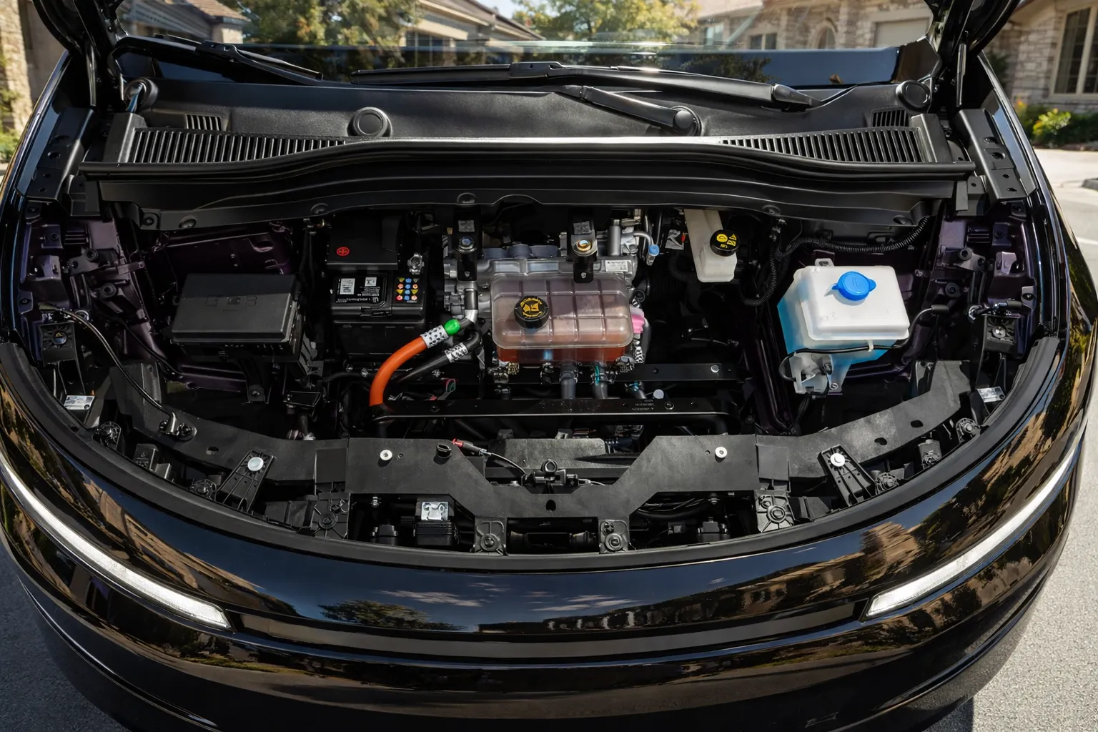 Compartimento dianteiro do Leapmotor B10