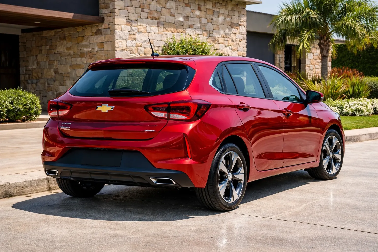 Chevrolet Onix 2023 em Carmine Red