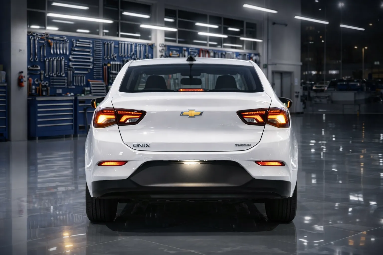 Chevrolet Onix Sedan na oficina 1