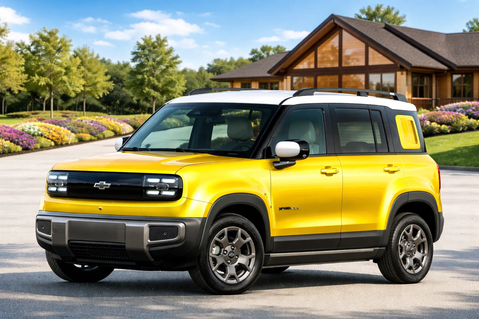 Chevrolet Spark EUV Activ 2026 PCD em destaque frontal