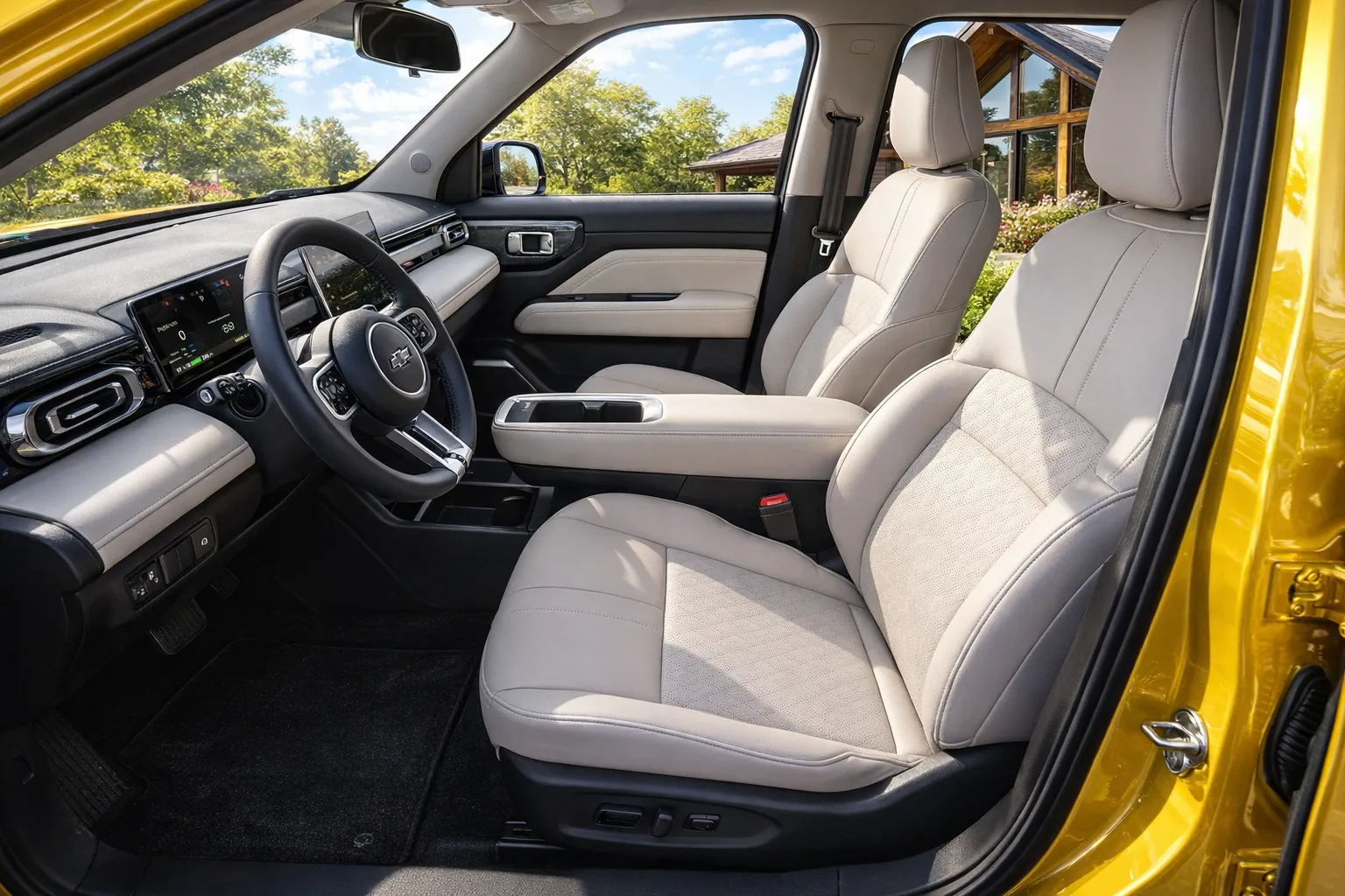 Chevrolet Spark EUV Activ 2026 em detalhe de equipamentos