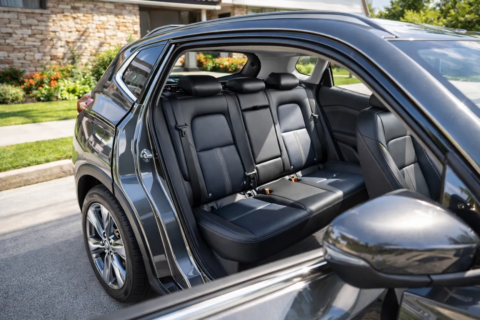 Chevrolet Tracker e fachada de casa