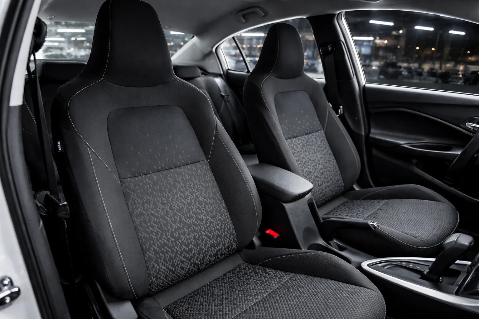 Detalhe dos bancos do Onix 2023