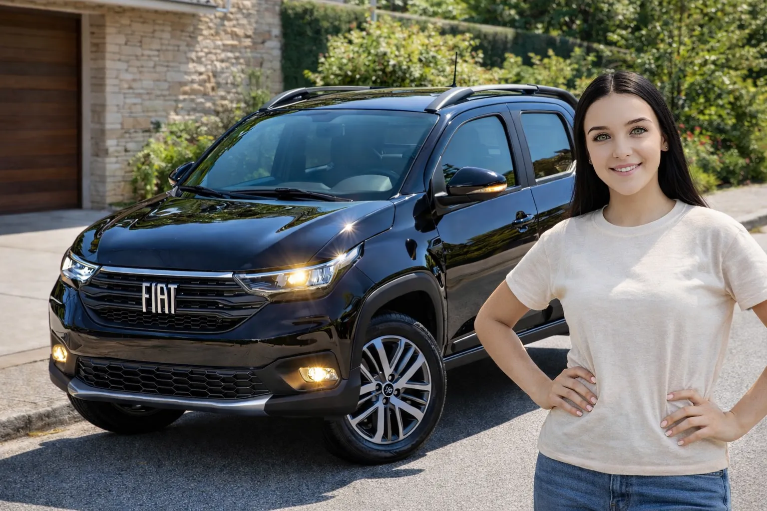 Fiat Strada 2023 em perspectiva