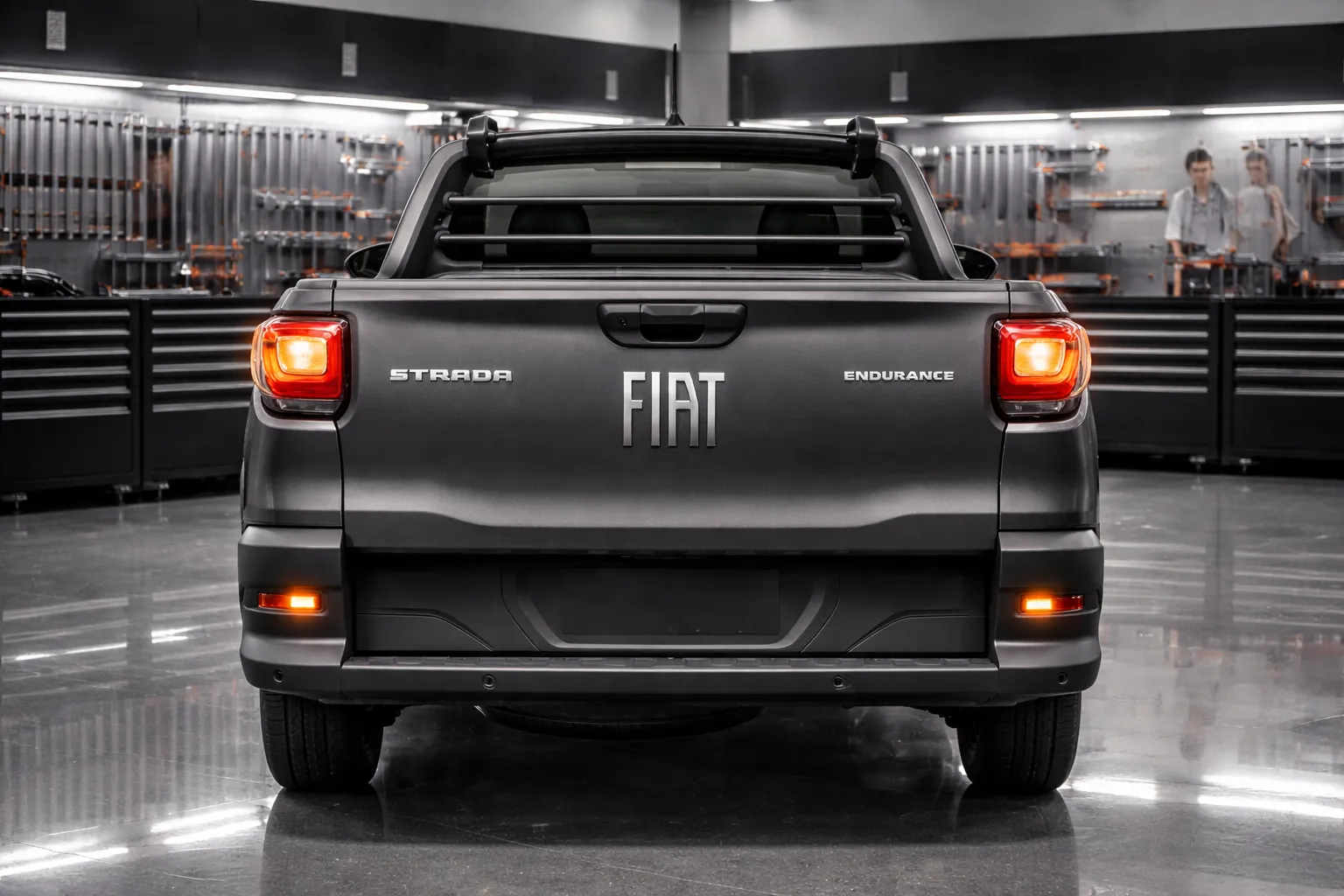 Fiat Strada Endurance na oficina 1