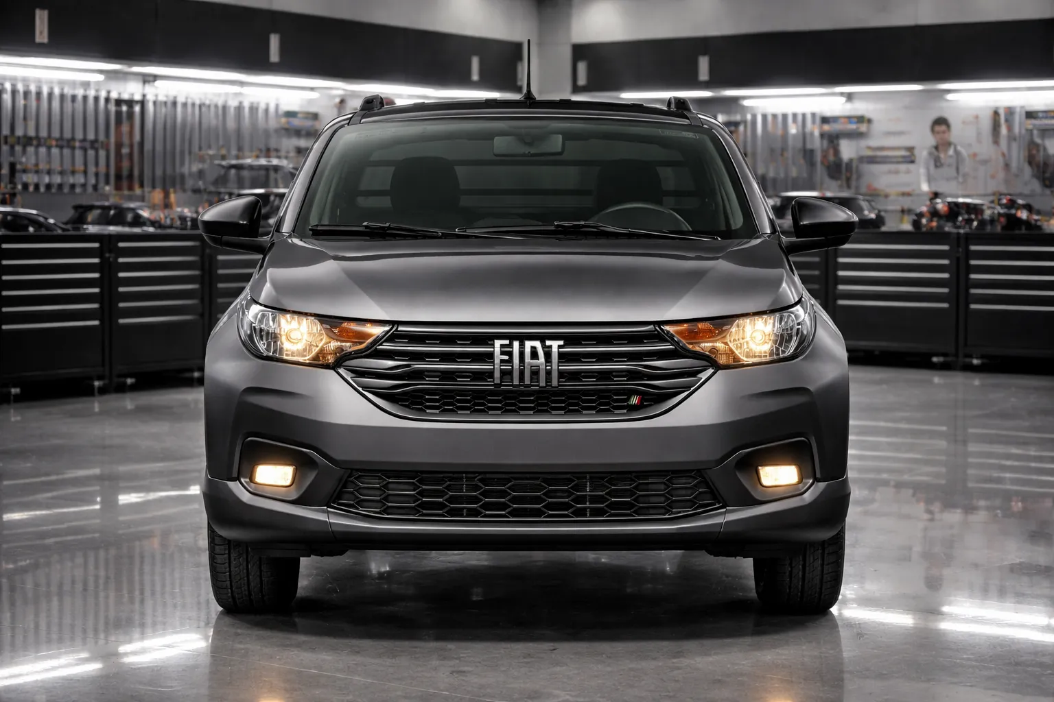 Fiat Strada Endurance na oficina 2