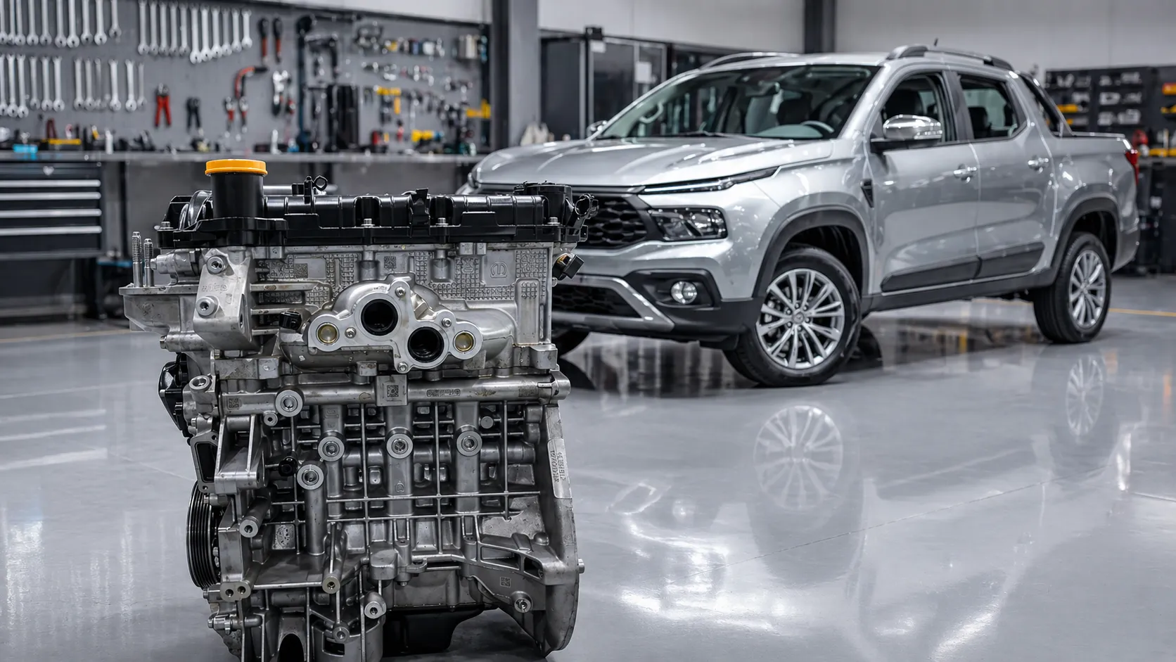 Fiat Strada Volcano Cabine Dupla 1.3 CVT PCD 2026: Conheça o Motor, o Câmbio e Toda a Mecânica