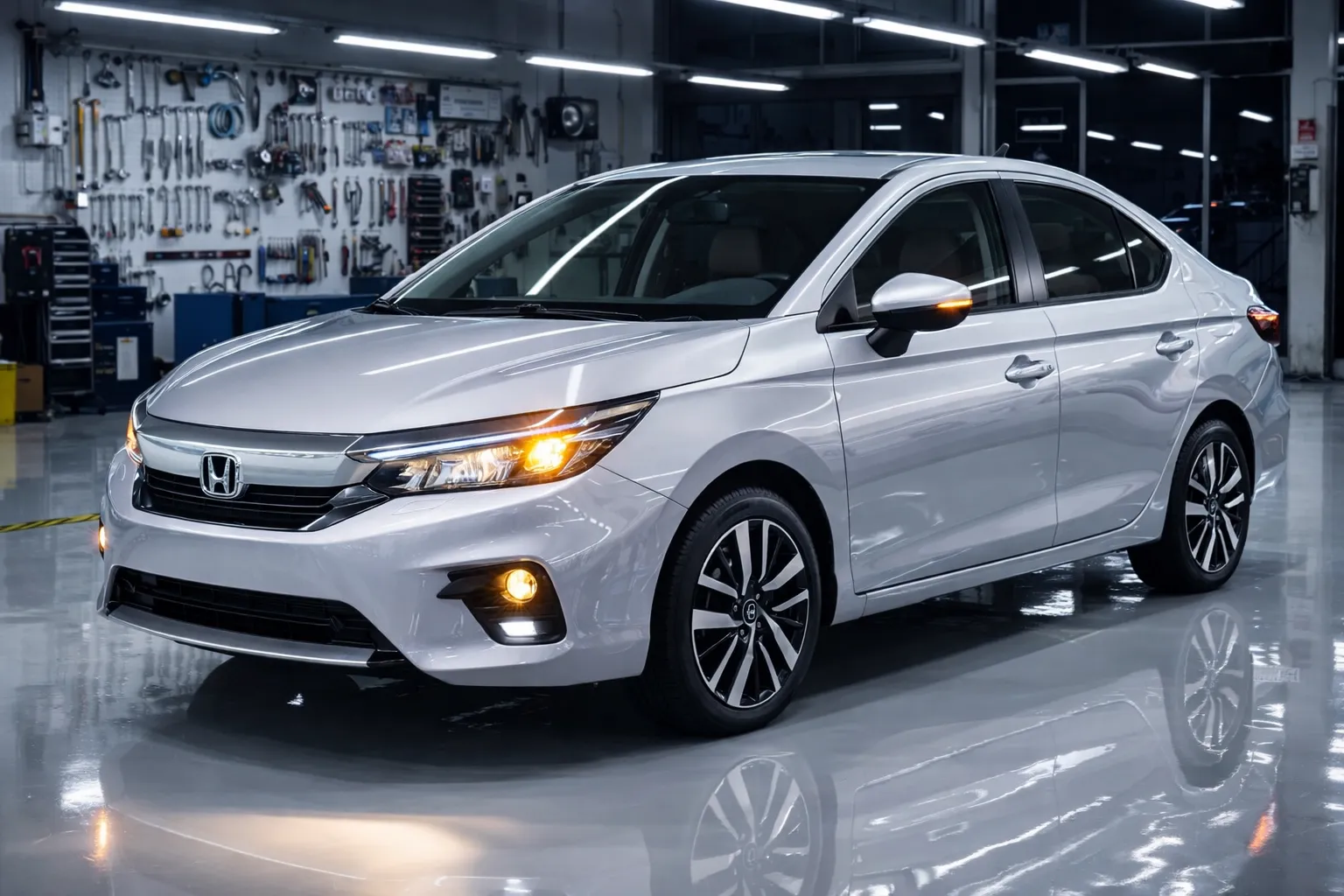 Honda City EX 1.5 CVT Flex PCD 2023 seminovo em avaliação técnica