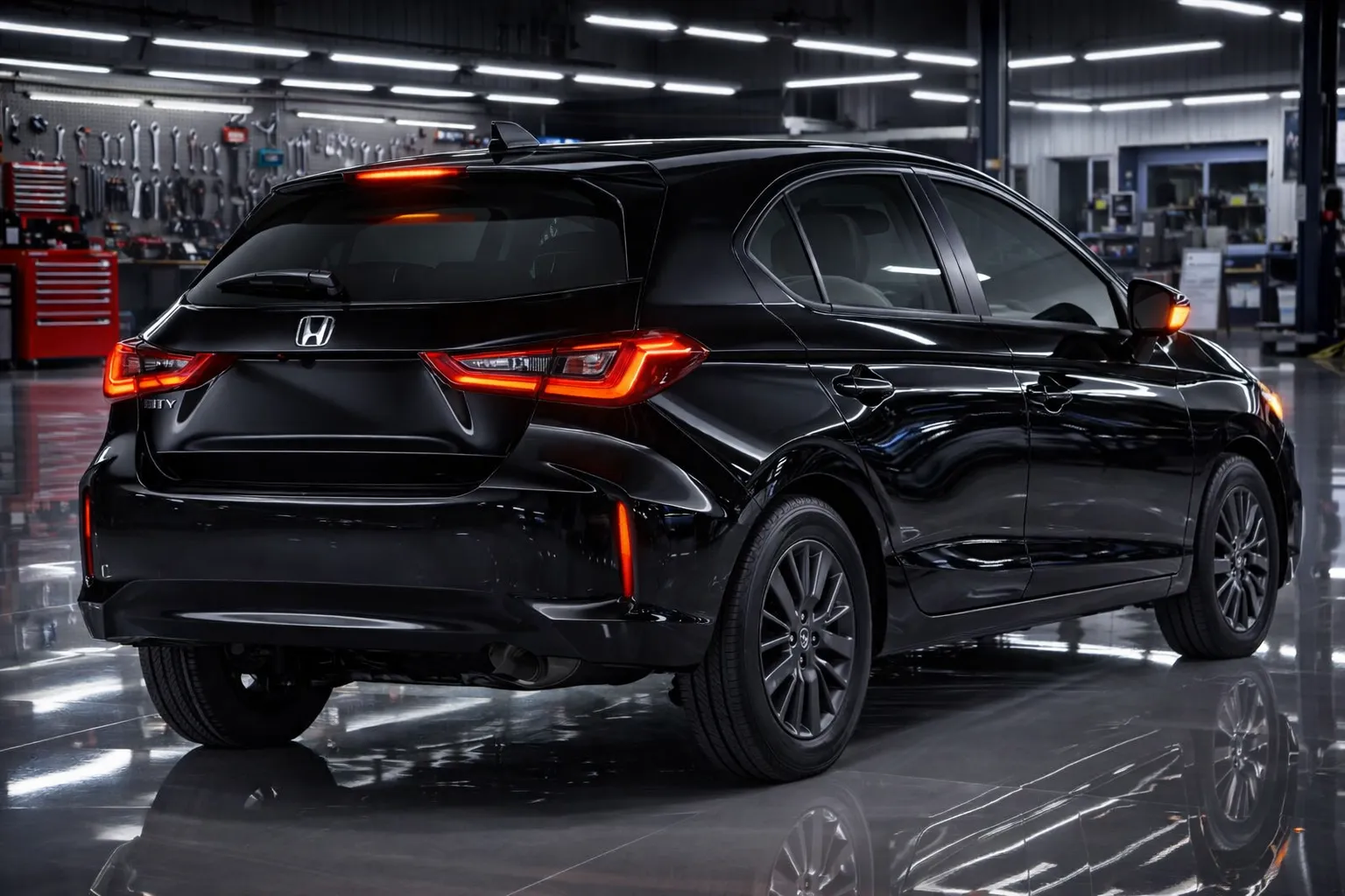 Honda City Hatch LX 1.5 CVT Flex 2023 PCD seminovo imagem 3