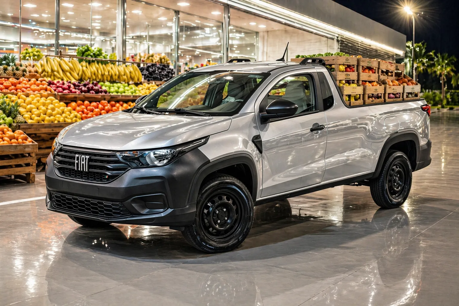 Frente da Fiat Strada Endurance 1.3 CS Flex manual 2026