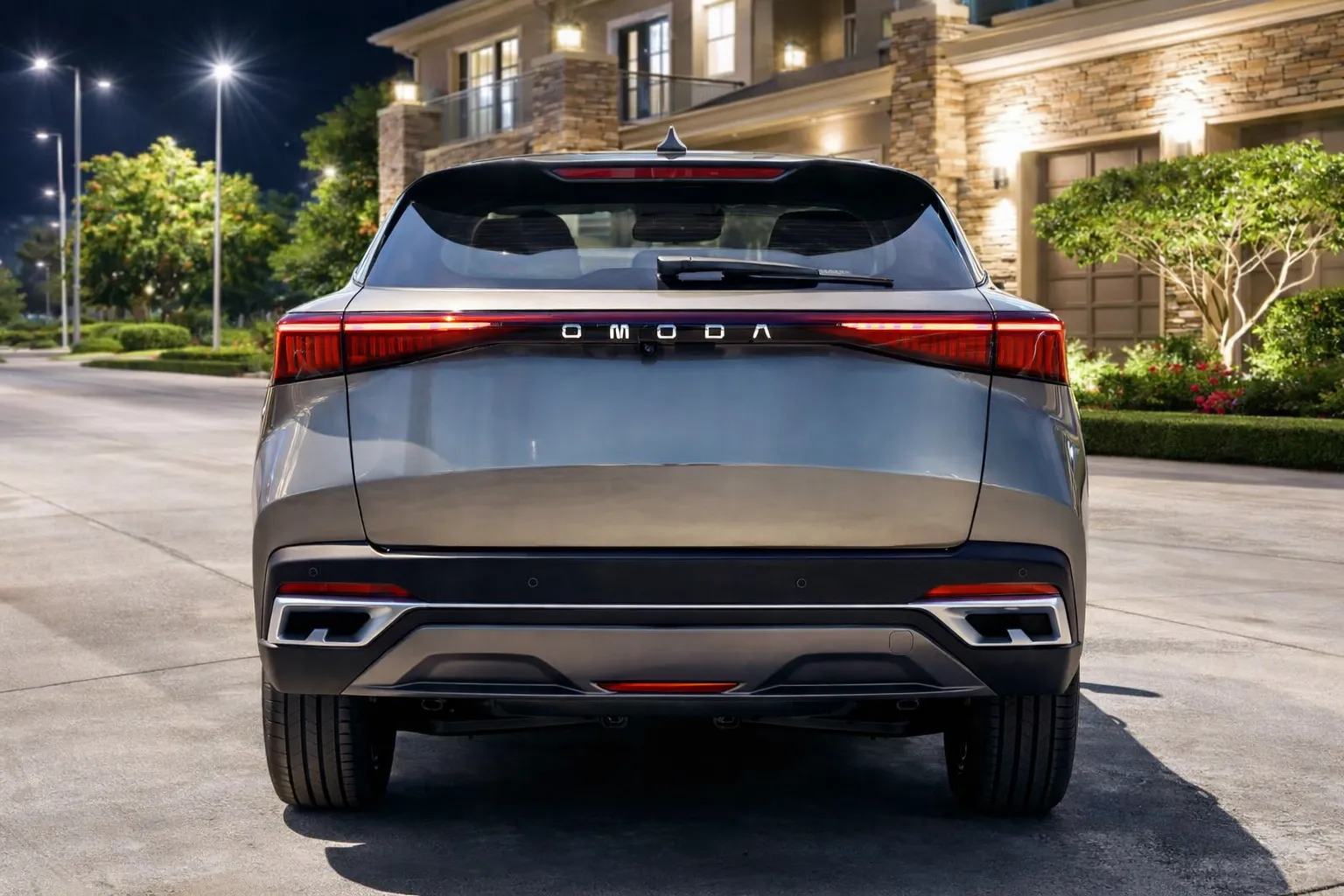 Interior do Omoda 5 Luxury HEV 2026