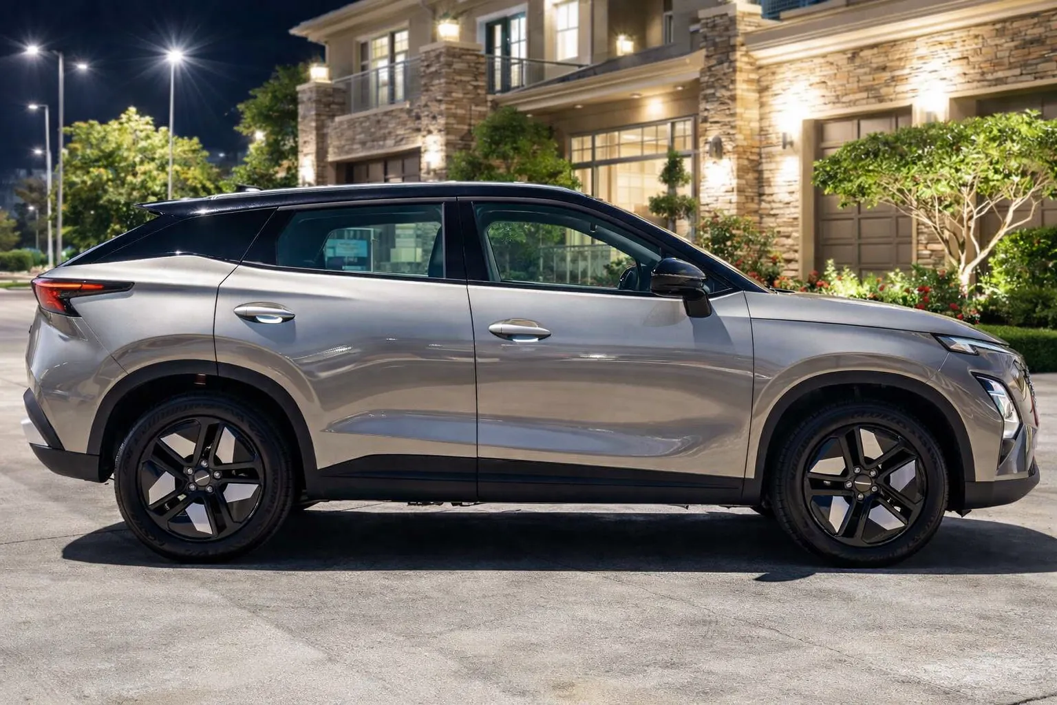 Detalhes externos do Omoda 5 HEV 2026