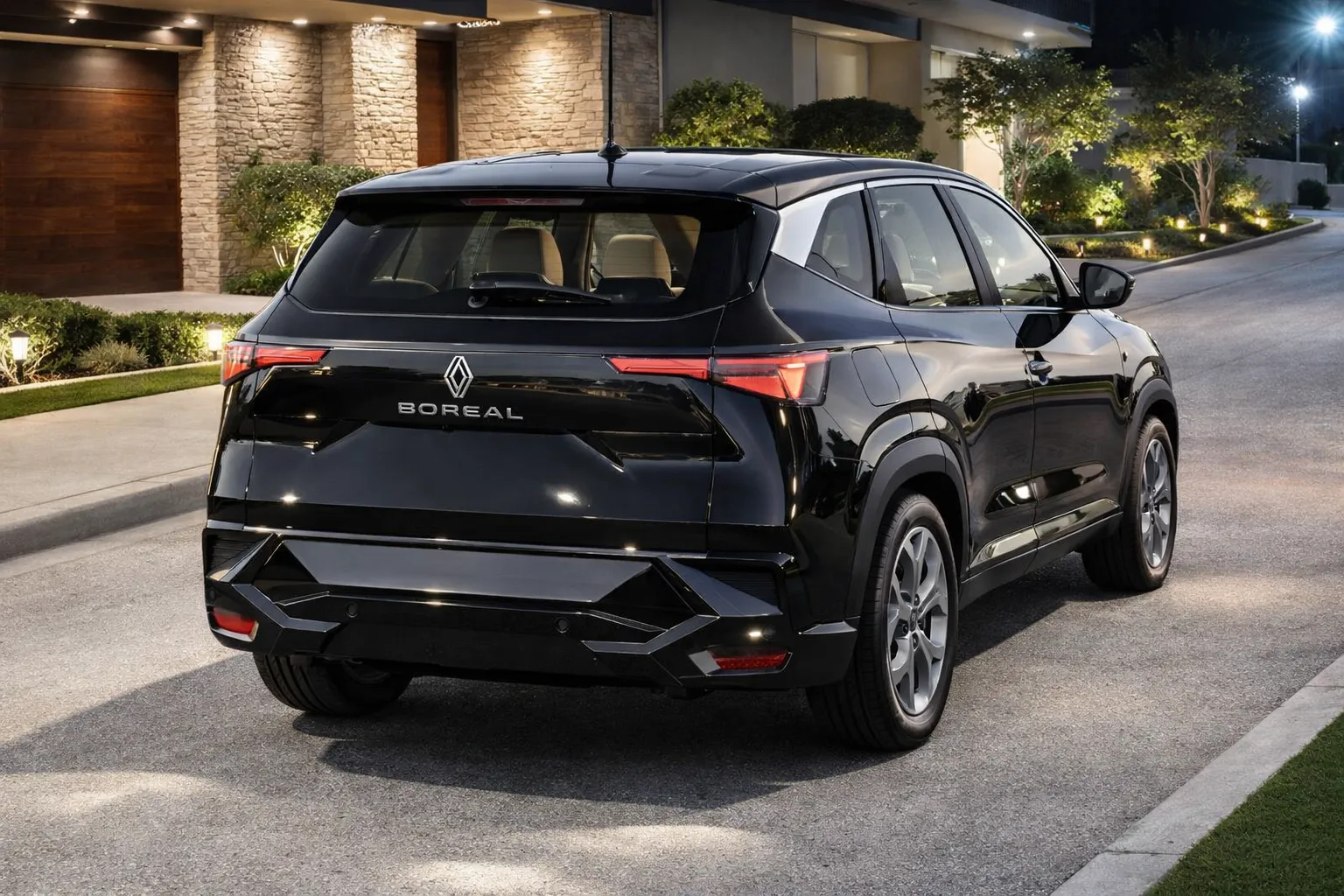 Painel e tecnologia do Renault Boreal 2026