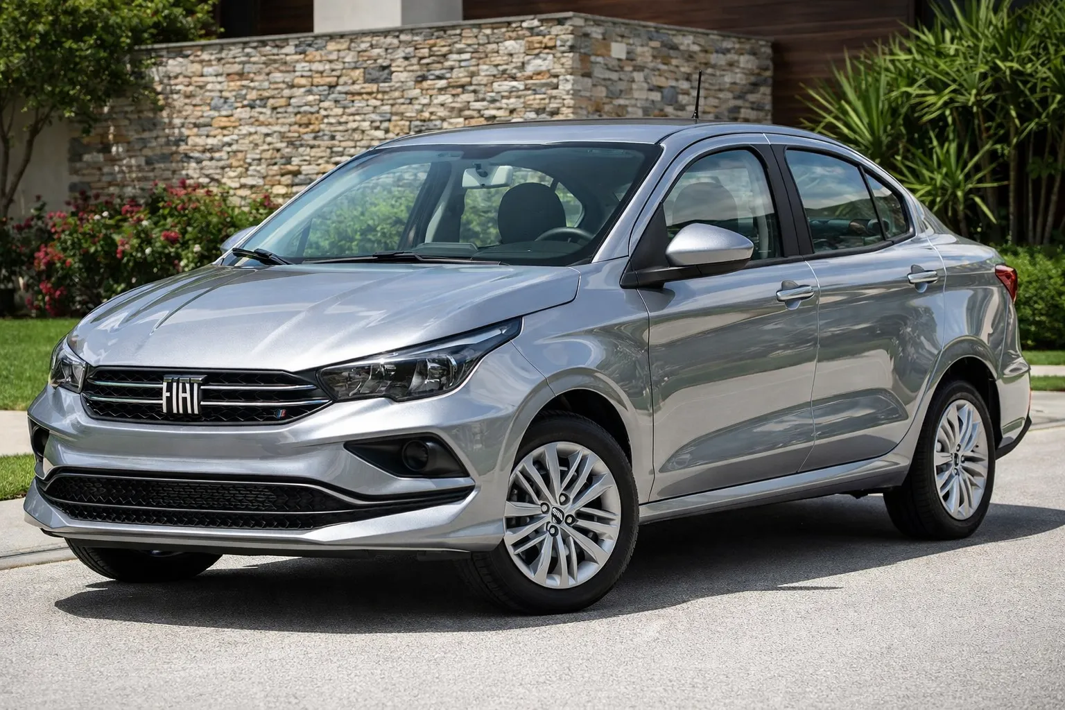 Fiat Cronos Drive 1.3 CVT Flex PCD 2023 seminovo vista externa