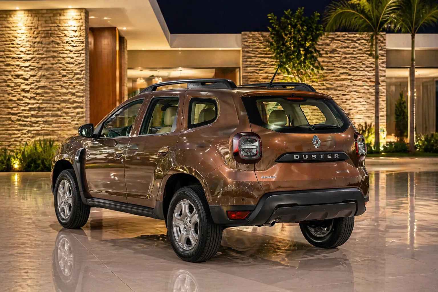 Porta-malas do Renault Duster 2023 PCD com foco em espaço para cadeira de rodas
