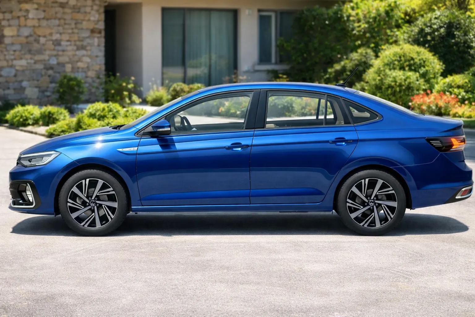 Cabine do Volkswagen Virtus PCD seminovo com foco em painel e ergonomia