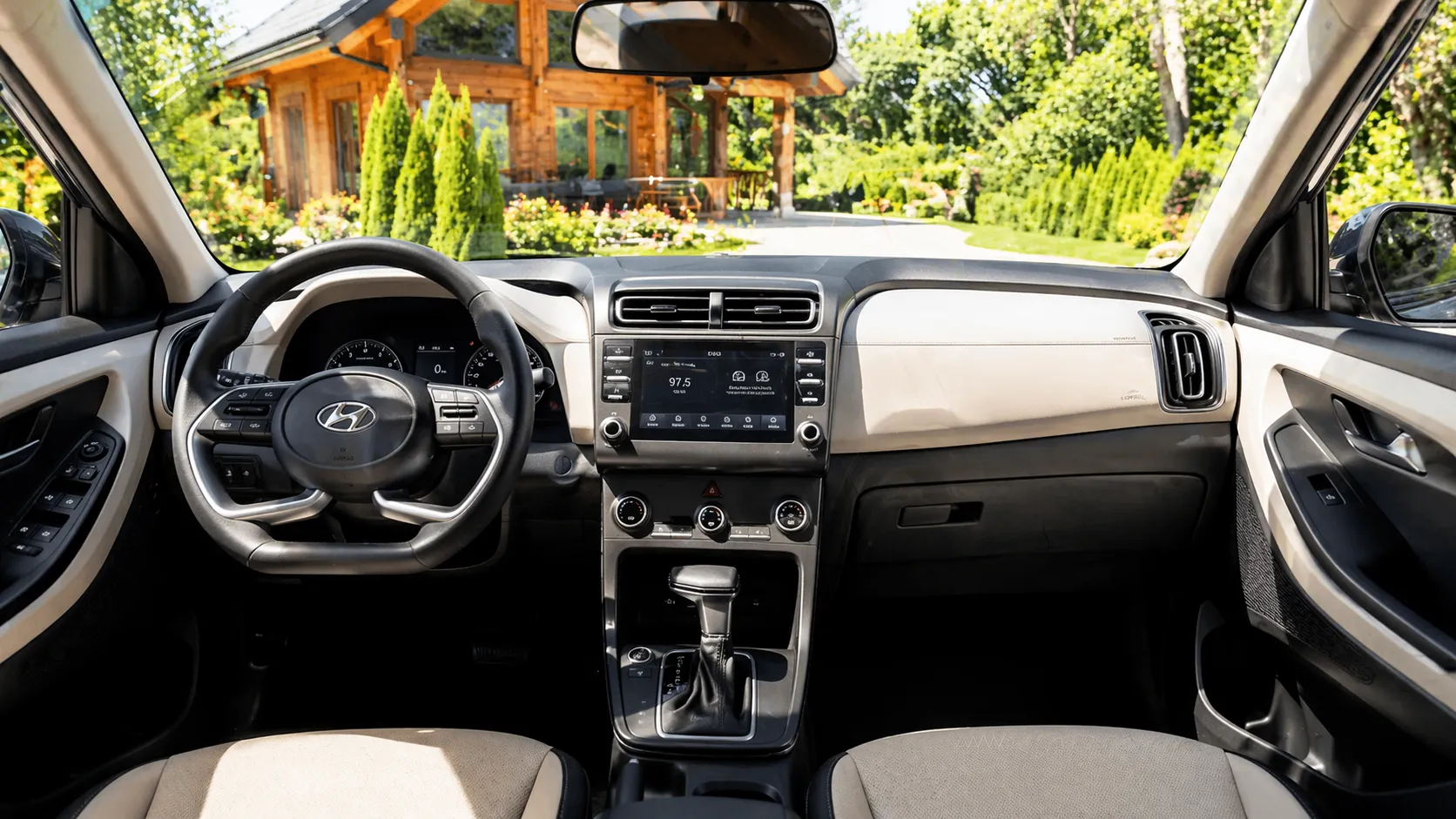 Interior do Hyundai Creta Action 1.6 AT Flex PCD ano 2023