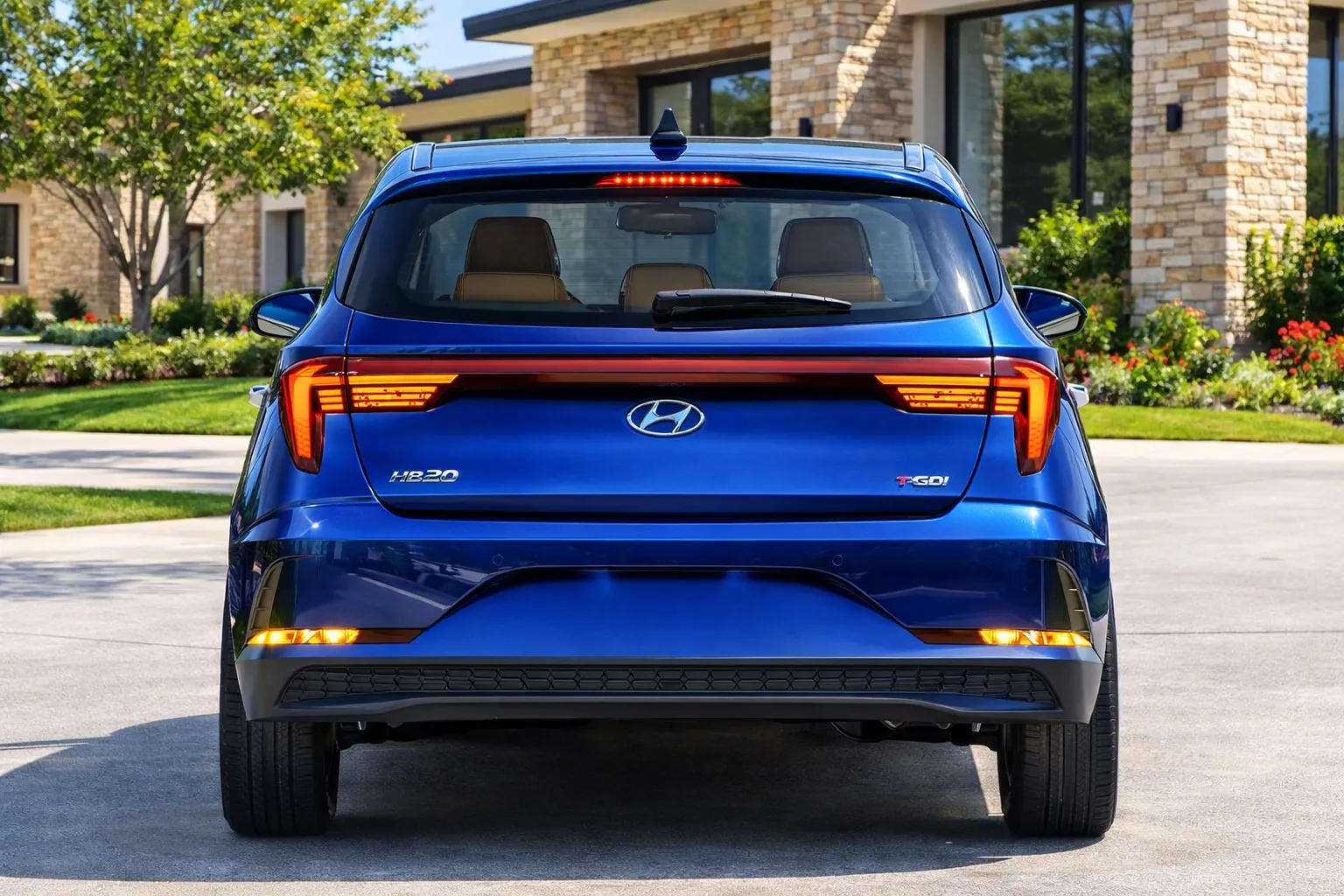 Interior do Hyundai HB20 hatch 1.0 Turbo AT 2023