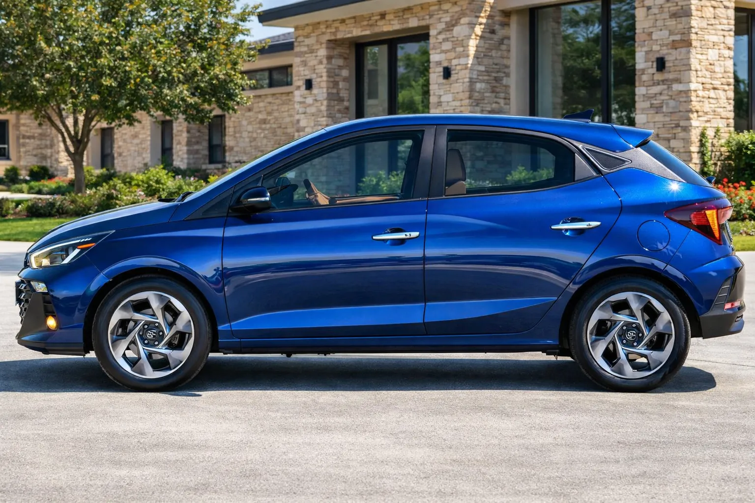 Hyundai HB20 hatch 1.0 Turbo AT 2023 dianteira diagonal