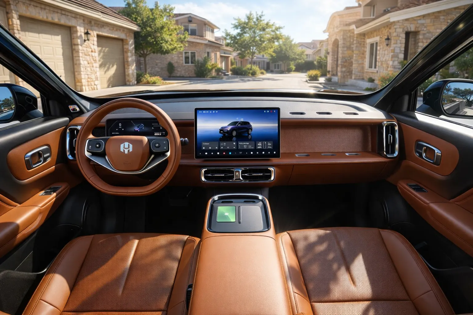 Interior premium do Leapmotor B10