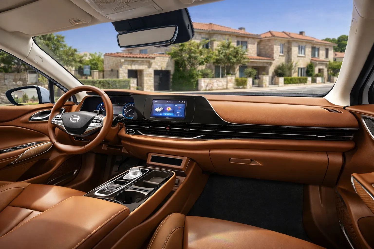 Interior de luxo do GAC Aion