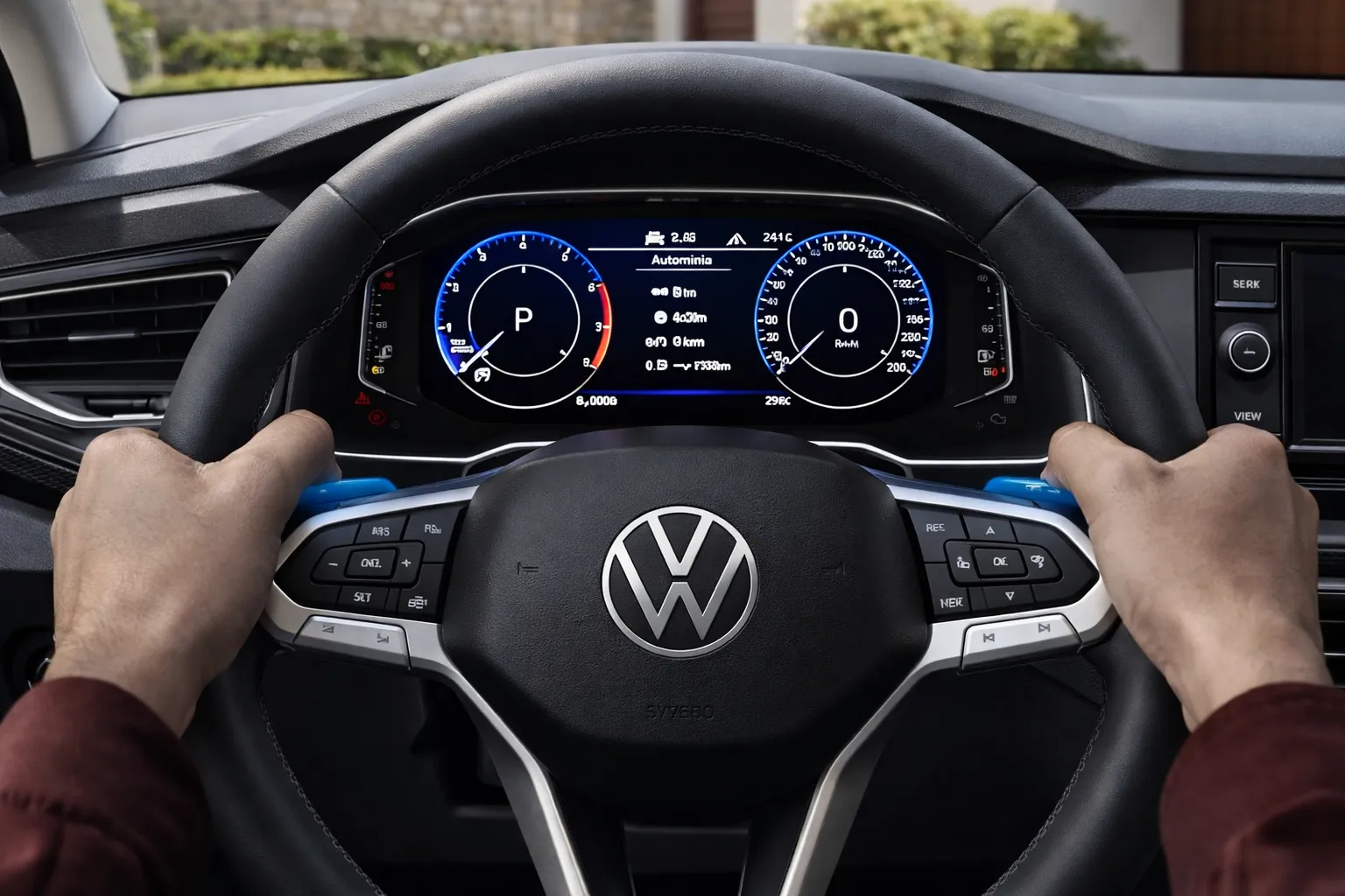 Interior digital display do Volkswagen Polo