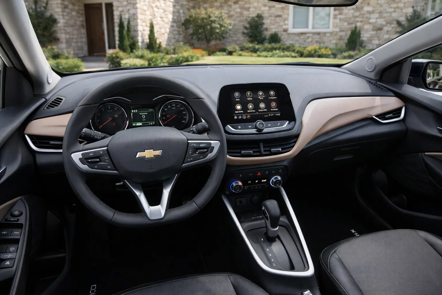 Interior do Onix Plus 2023