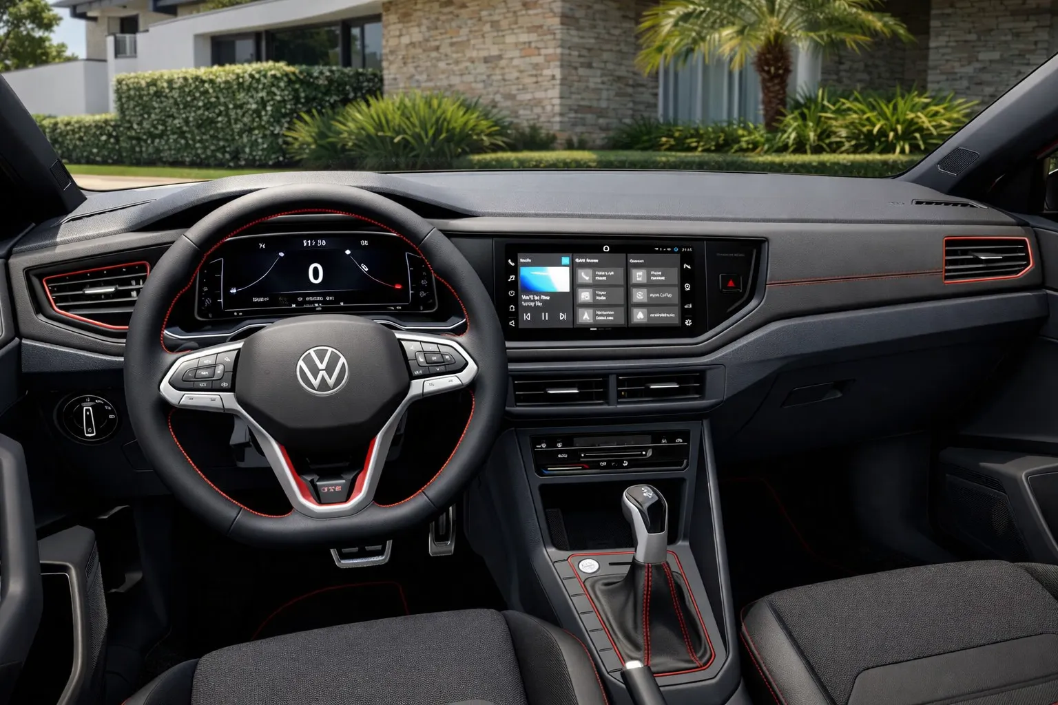 Interior esportivo e moderno do Polo