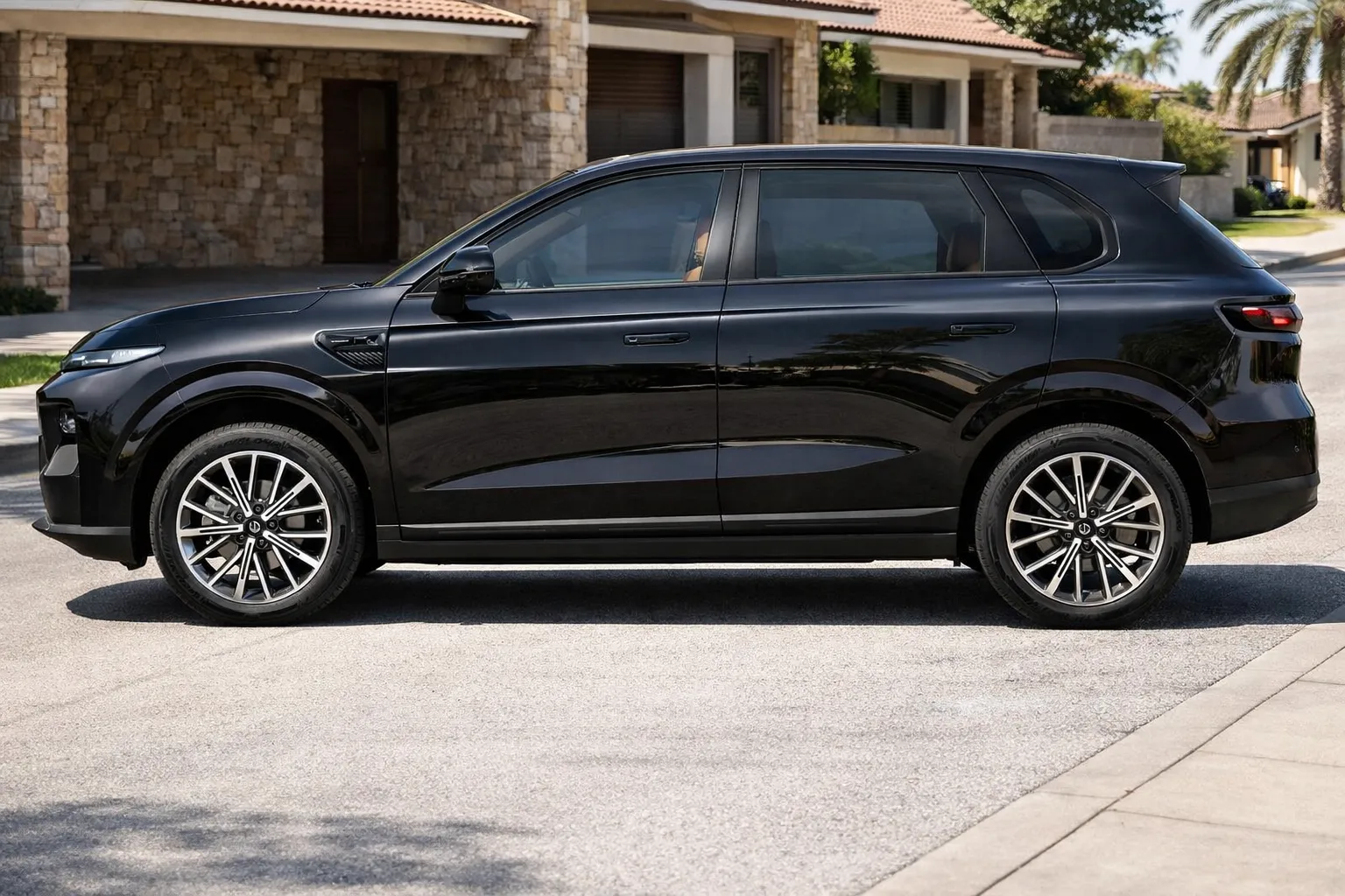 Leapmotor B10 em bairro suburbano